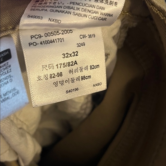 Levi’s Mens Khaki/Tan Pants 32”x32” Levi Strauss & Co. BNNTs 505 style - Picture 8 of 9